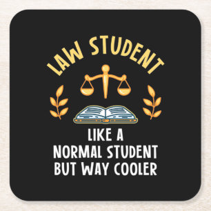 Jurastudenten Cooler Rechteckiger Pappuntersetzer