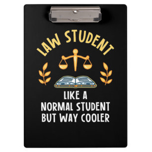 Jurastudenten sind Cooler Klemmbrett