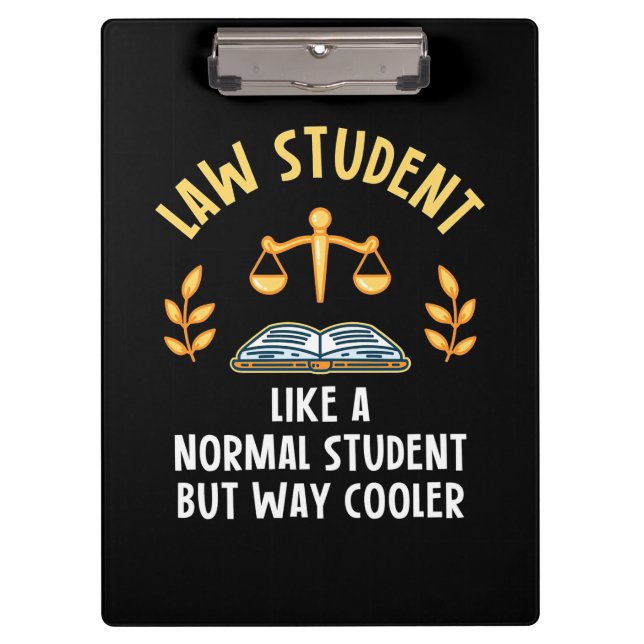 Jurastudenten sind Cooler Klemmbrett (Vorderseite)