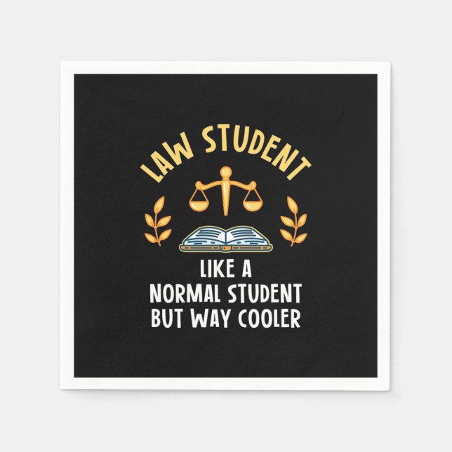 Jurastudenten sind Cooler Serviette (Vorderseite)