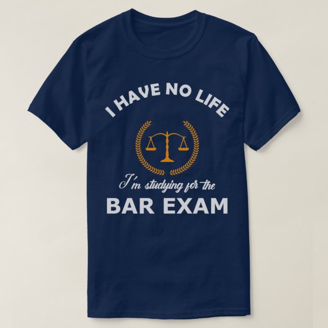 Jurastudentin ich habe kein Leben Ich studiere für T-Shirt (Design vorne)