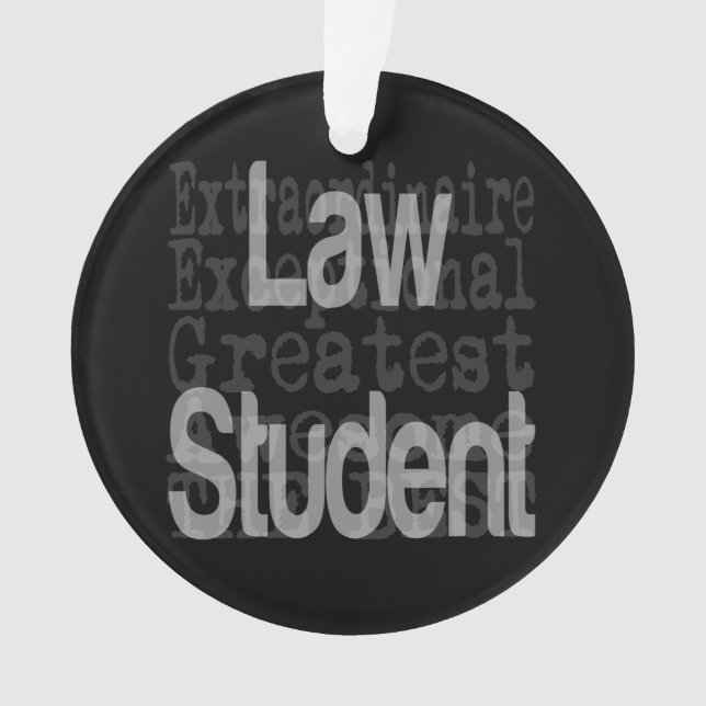 Jurastudentin Ornament (Vorderseite)