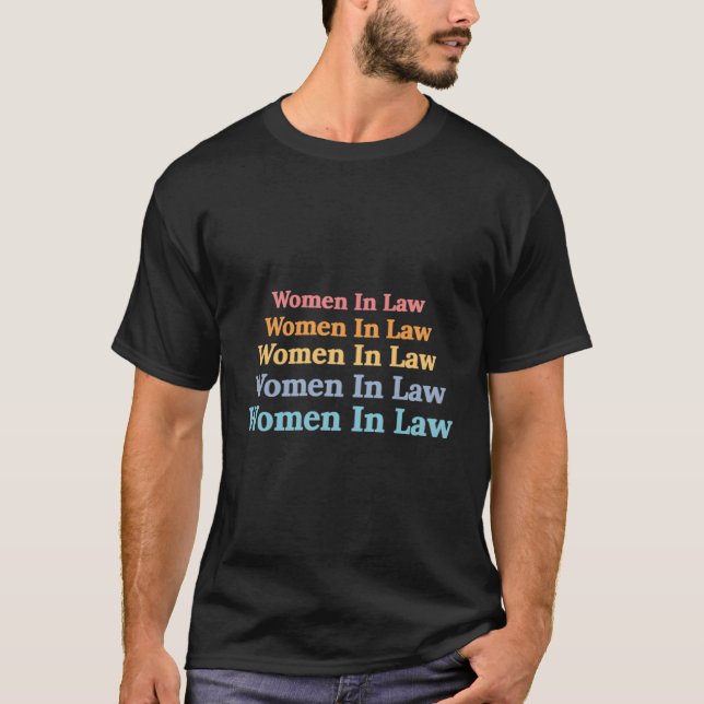 Jurastudentin T-Shirt (Vorderseite)