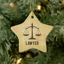 Jurastudium Abschluss Glückwunsch Skala der Justiz Keramik Ornament