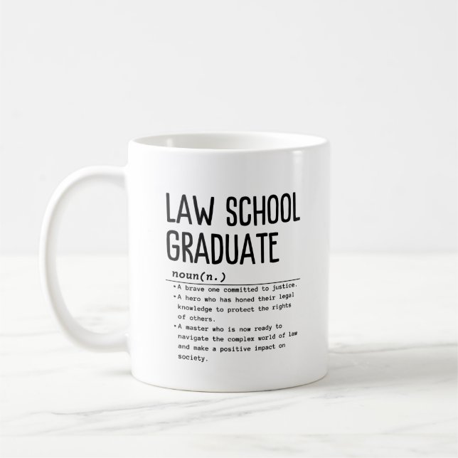 Jurastudium Kaffeetasse (Links)