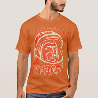 Juri Gagarin Erster Mann Im Weltraum T-Shirt