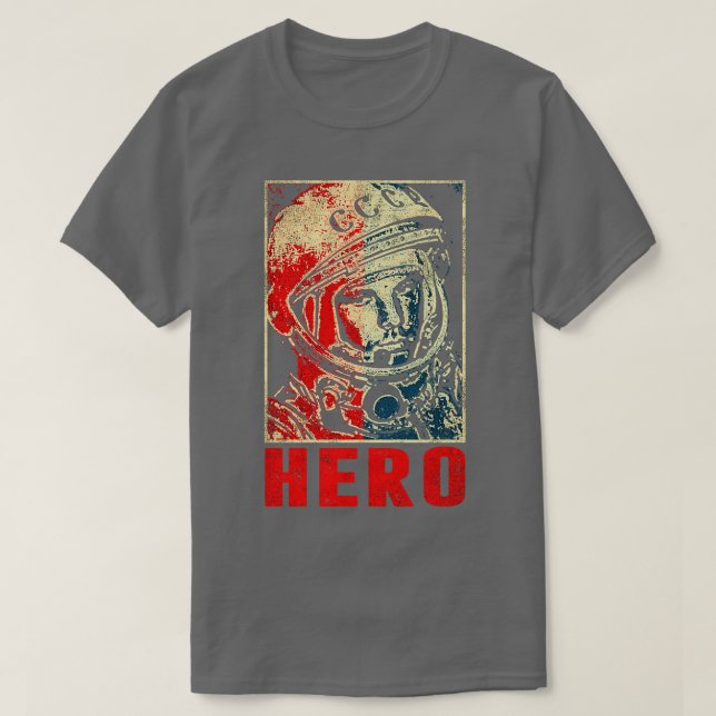Juri Gagarin Sowjetkosmonauten Astronaut 11 T-Shirt (Design vorne)