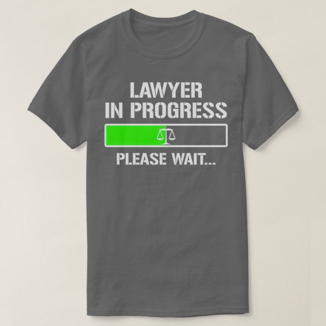 Jurist in Arbeit Funny Law School Student Geschenk T-Shirt (Design vorne)
