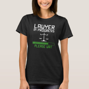 Jurist in laufenden Scales der Juristischen Fakult T-Shirt