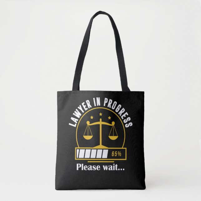 Jurist Progress Funny Lawyer Loading Tasche (Vorderseite)