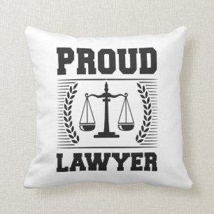 Jurist Student Proud Anwalt Kissen