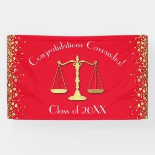 Juristenakademie Gold Red Banner