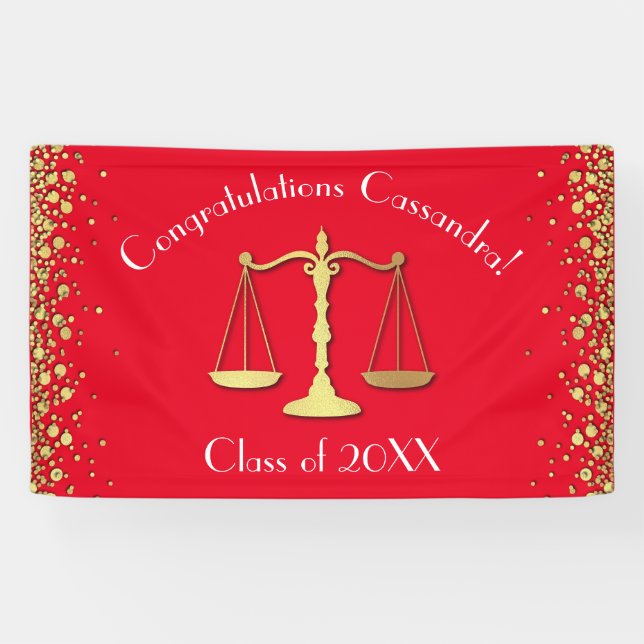 Juristenakademie Gold Red Banner (Horizontal)