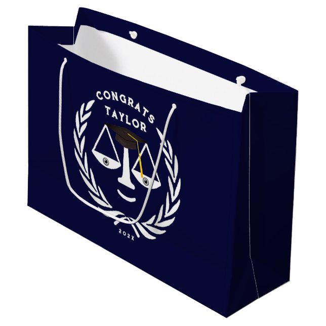 Juristenakademie Grad große Geschenktasche Große Geschenktüte (Vorderseite Schrägansicht)