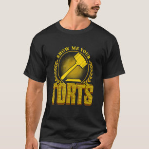Juristenanwalt zeigen mir Ihre Torten T-Shirt