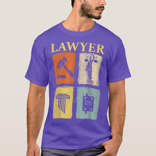Juristenklägerin Abschluss Studentenkläger T-Shirt (Vorderseite)