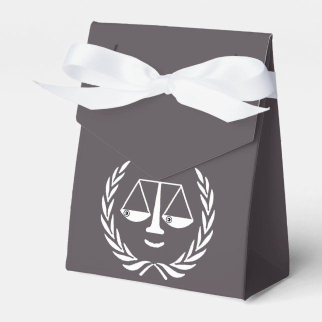 Juristenschule Party Geschenkschachtel (Vorderseite)