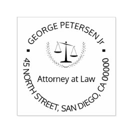 Juristenskala oder Ihr Logo elegant Permastempel