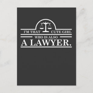 Juristenstudium für Anwälte und Juristen Postkarte