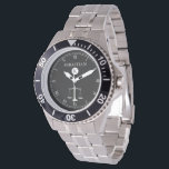 Juristische Aufnahmen in Monogramm Armbanduhr<br><div class="desc">Eine elegante individuelle Name Schwarz-Weiß-Uhr mit einem Symbol für die Rechtsskala und einem Platz für den Namen und das Monogramm Ihres Geschenkempfängers. Ein großartiges Geschenk für Juristen, Juristen, Richter, Polizeibeamte oder Juristen beruflich. Auch ein tolles Geschenk für jemanden, der gerade eine harte Bar Prüfung bestanden hat. Diese Uhr enthält ein...</div>