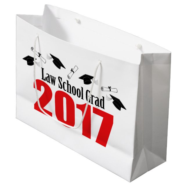 Juristische Große Geschenktüte (Vorderseite Schrägansicht)