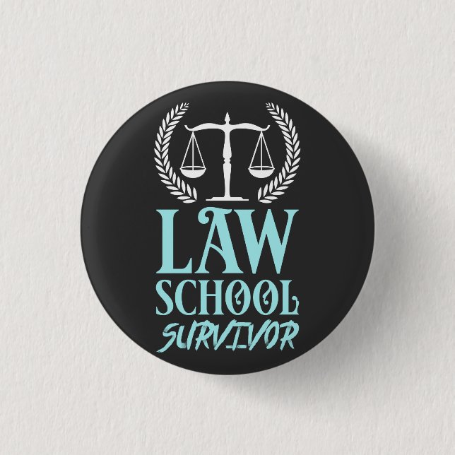 JURISTISCHE: Jurastudenten Button (Vorderseite)