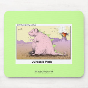 Jurrasic Pork Unglaublich witzig Cartoon Quality M Mousepad