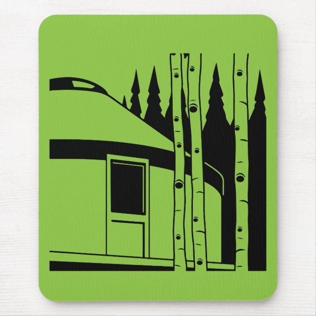 Jurt lebt in der Natur Mousepad (Vorne)