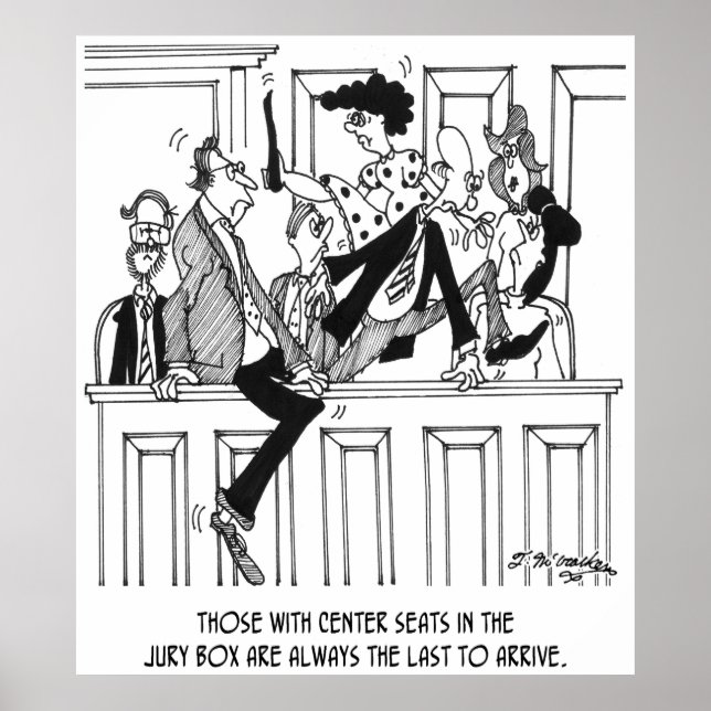 Jury-Cartoon 4657 Poster (Vorne)