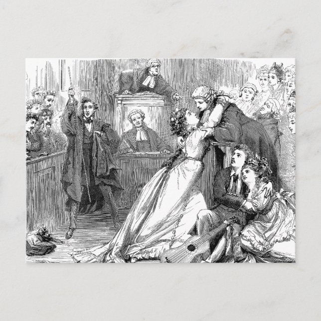 Jury-Prozess Postkarte (Vorderseite)