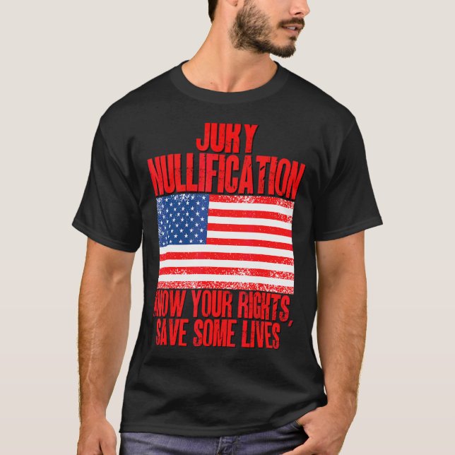 Jury-Qualifikation Kennen Sie Ihre Rechte Gerettet T-Shirt (Vorderseite)