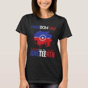 Jurzehnte Celebrate Freedom Red White Blue Free B T-Shirt