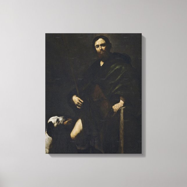 Jusepe de Ribera - St Roch Leinwanddruck (Vorderseite)