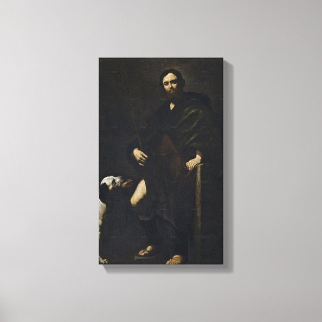 Jusepe de Ribera - St Roch Leinwanddruck (Vorderseite)