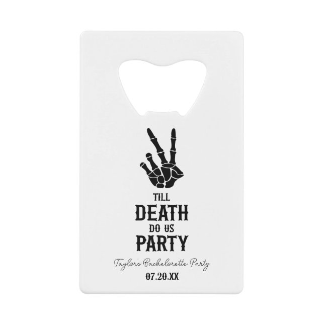 Jusqu'à la mort Fêtez-nous Skeleton Bachelorette P (Devant)