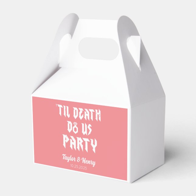 Jusqu'à la mort Fêtons-nous Ballotins de mariage p (Verso)
