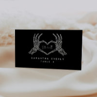 Jusqu'à la mort Mariage gothique Cartes de lieu