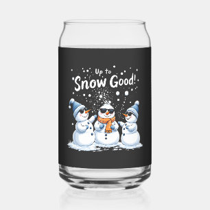 Jusqu'à la neige bon drôle neige Noël Snowman