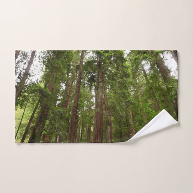 Jusqu'à Redwoods I au monument national de Muir Wo (Serviette à main)