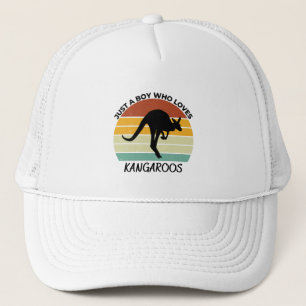 Just a Boy who loves kangaroos Truckerkappe