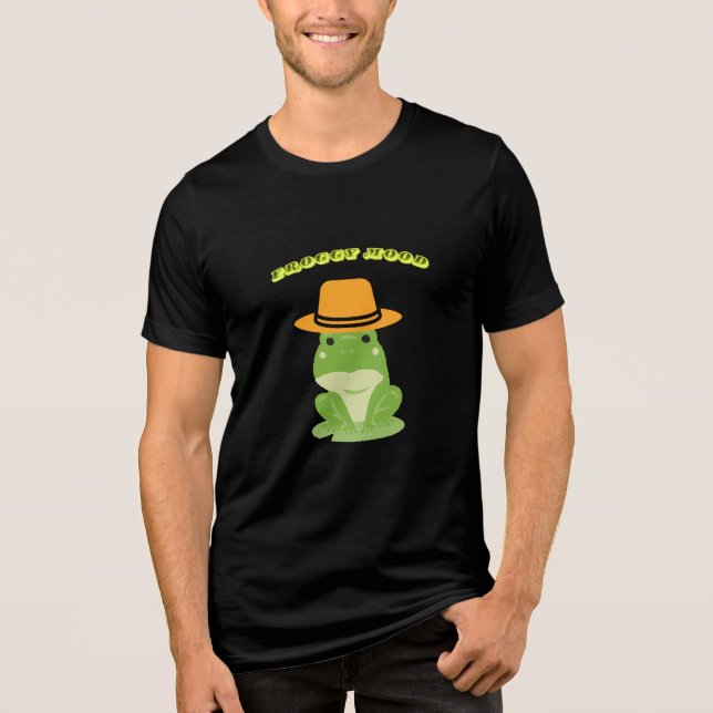 Just a Froggy Day Tri-Blend Shirt (Vorderseite)