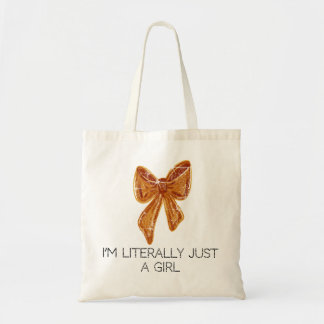 “Just a Girl” Tote Bag