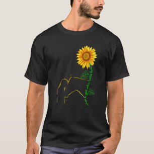 Just a Girl Who Liebe Pferde Reittiere Sonnenf T-Shirt