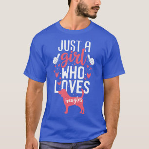 Just a Girl Who Lieben Berner Beagle T-Shirt