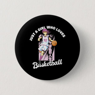 Just a Girl Who Lieben Bysketbyll - Anime Bysketby Button