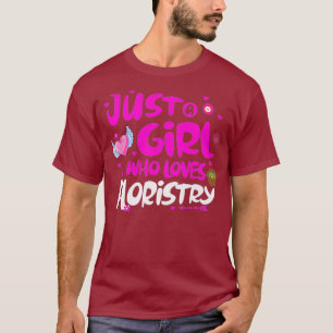 Just a Girl Who Lieben Floristry Premium T-Shirt