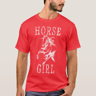 Just A Girl Who Lieben Pferde Barn Mama Design lus T-Shirt