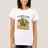 Just a Girl Who Lieben Pickles - Funny Vegan