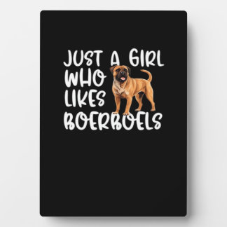 Just A Girl Who Likes Boerboels Classic T-Shirt Fotoplatte
