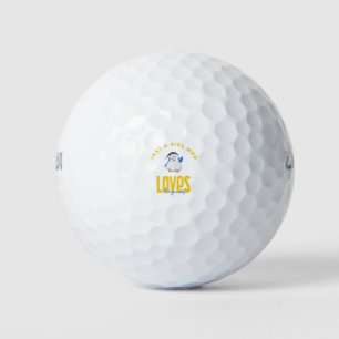 Just A Girl Who Love Penguins Golfball